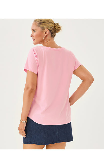 KEY WEST TOP, CONCH SHELL PINK