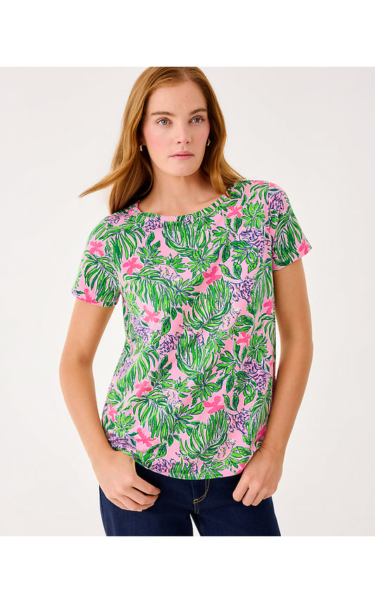 KEY WEST TOP, CONCH SHELL PINK ROARING WITH JOY