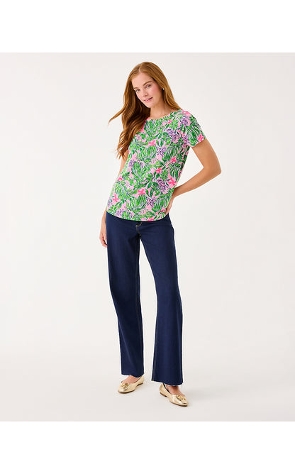 KEY WEST TOP, CONCH SHELL PINK ROARING WITH JOY