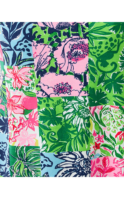 KEY WEST TOP, MULTI PARTY PUNCH PATCH