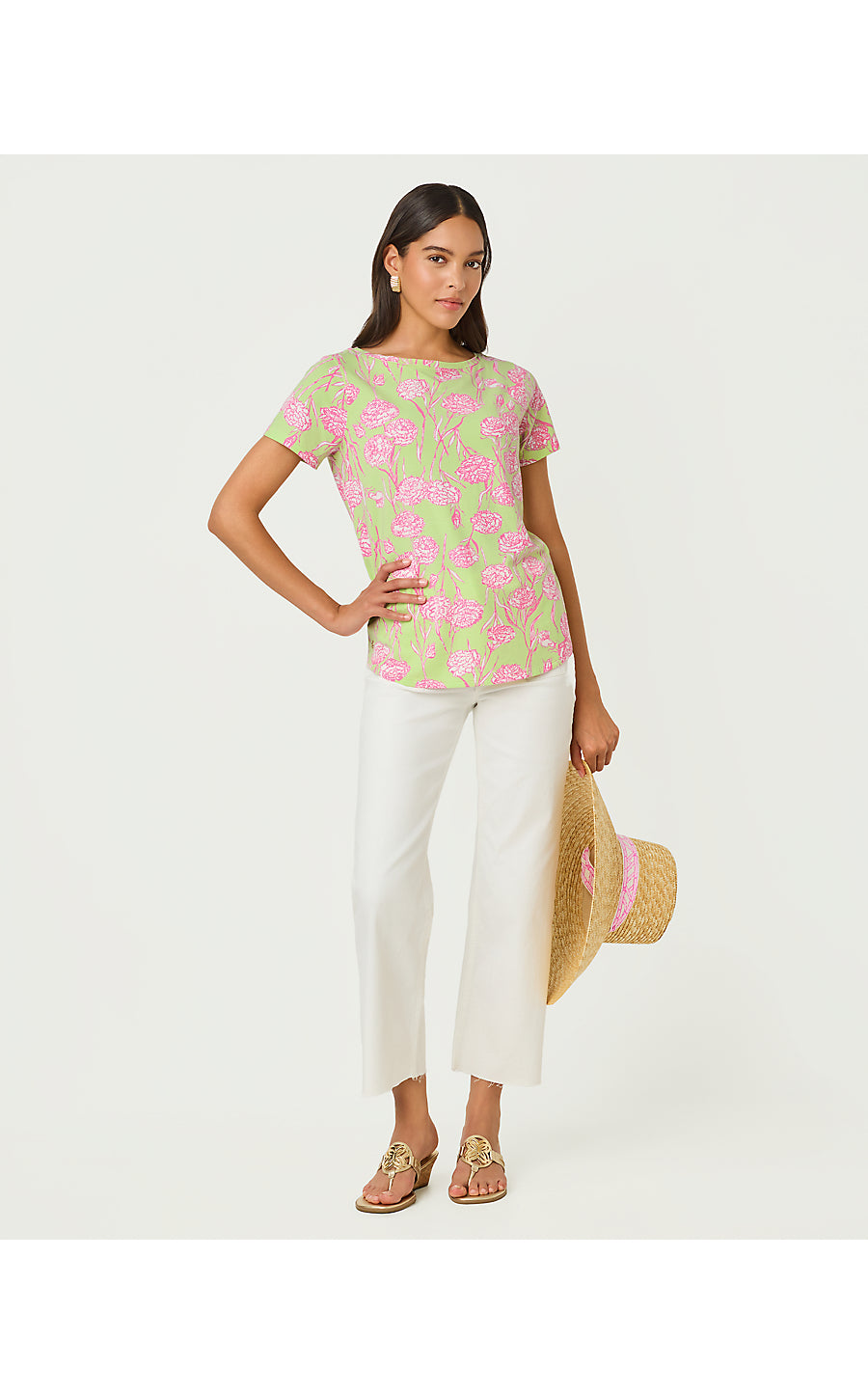 KEY WEST TOP, PISTACHIO MACARON ALINA