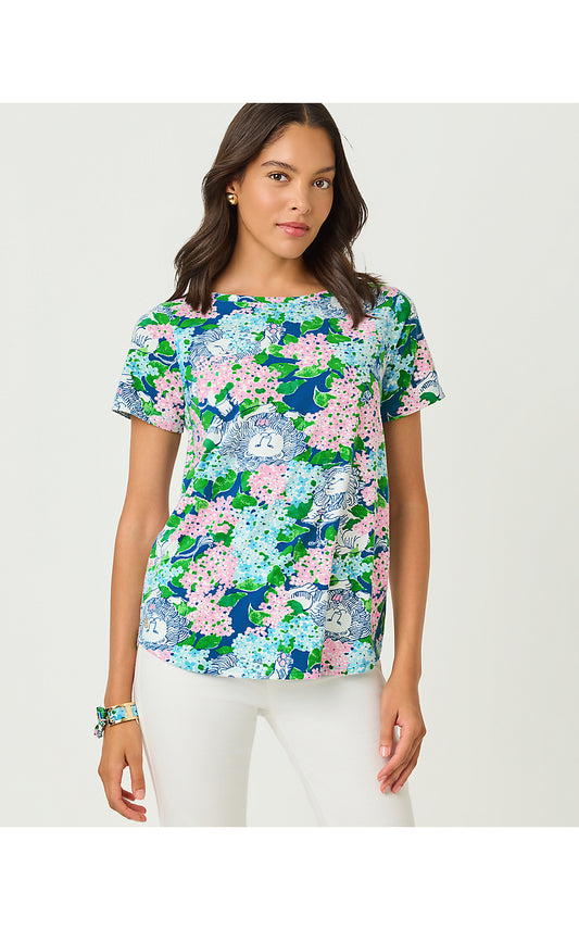 KEY WEST TOP, STARLIGHT NAVY LYDIA THE LION