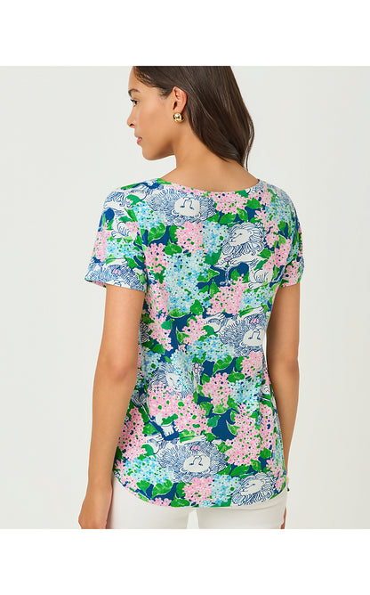 KEY WEST TOP, STARLIGHT NAVY LYDIA THE LION