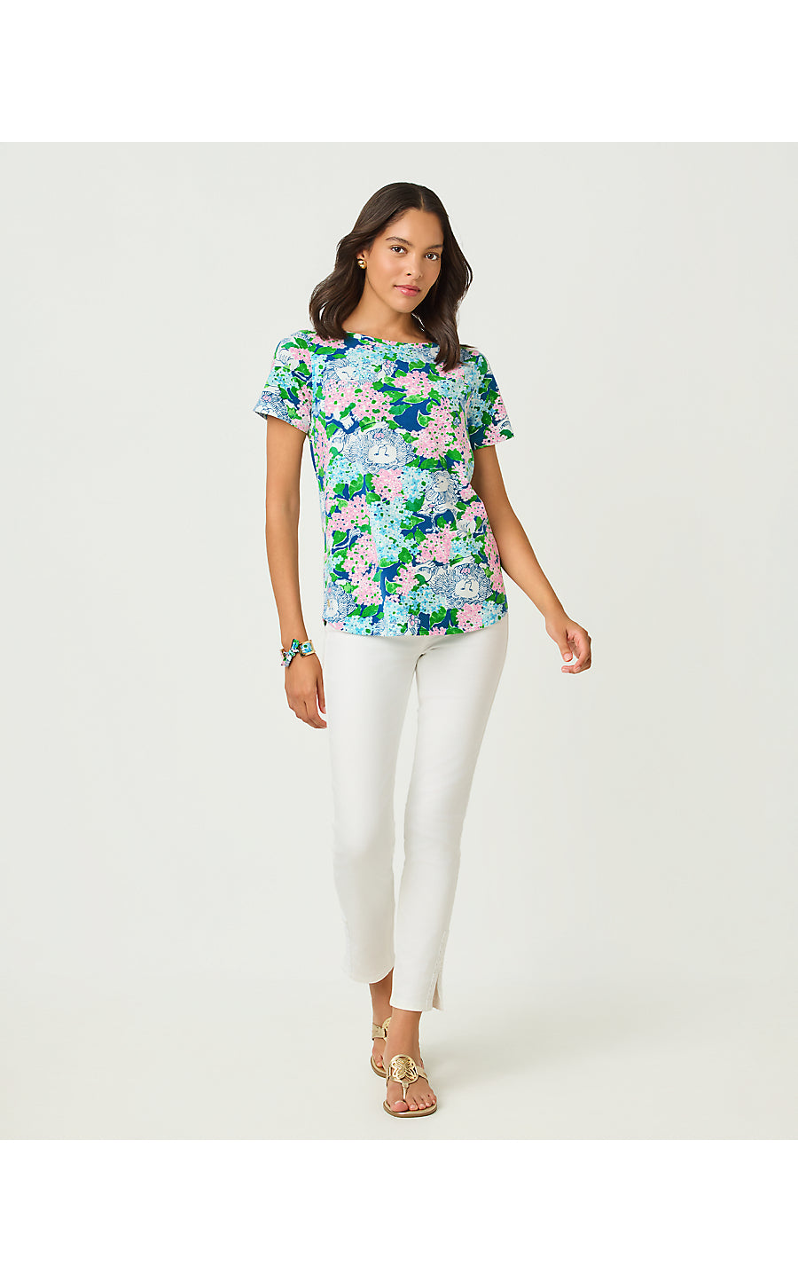 KEY WEST TOP, STARLIGHT NAVY LYDIA THE LION