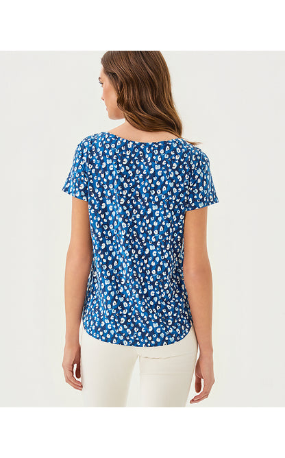 KEY WEST TOP, STARLIGHT NAVY YOURE AN ANIMAL