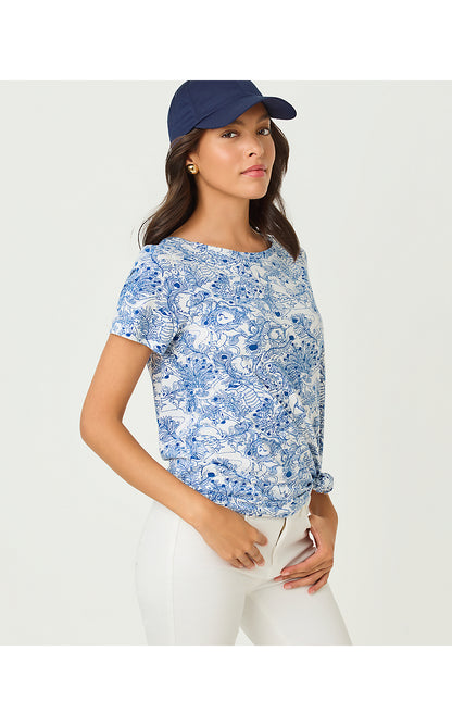 KEY WEST TOP, STARLIGHT NAVY ZOOLOGY