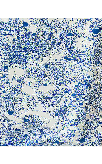 KEY WEST TOP, STARLIGHT NAVY ZOOLOGY