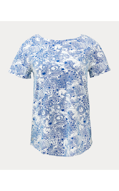 KEY WEST TOP, STARLIGHT NAVY ZOOLOGY