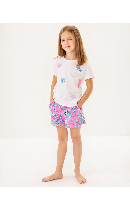 AVIETTE SHORT, ROUSSEAU PINK BAREFOOT BEACHCOMBERS