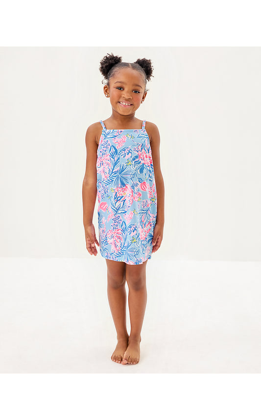MINI KYLEIGH DRESS, MULTI ELEPHANT SPLASH