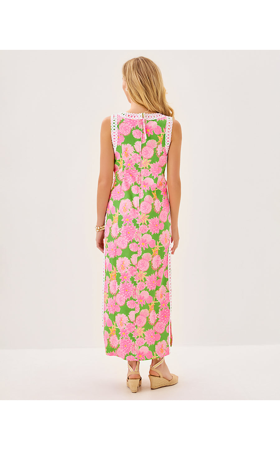 SADIE MAXI ROMPER, MULTI SEASIDE GARDEN OVERPRINT