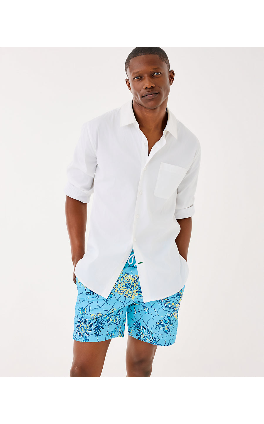 MENS STUFF DEL LAGO SWIM, BELLEVUE BLUE BREAKERS BEACH