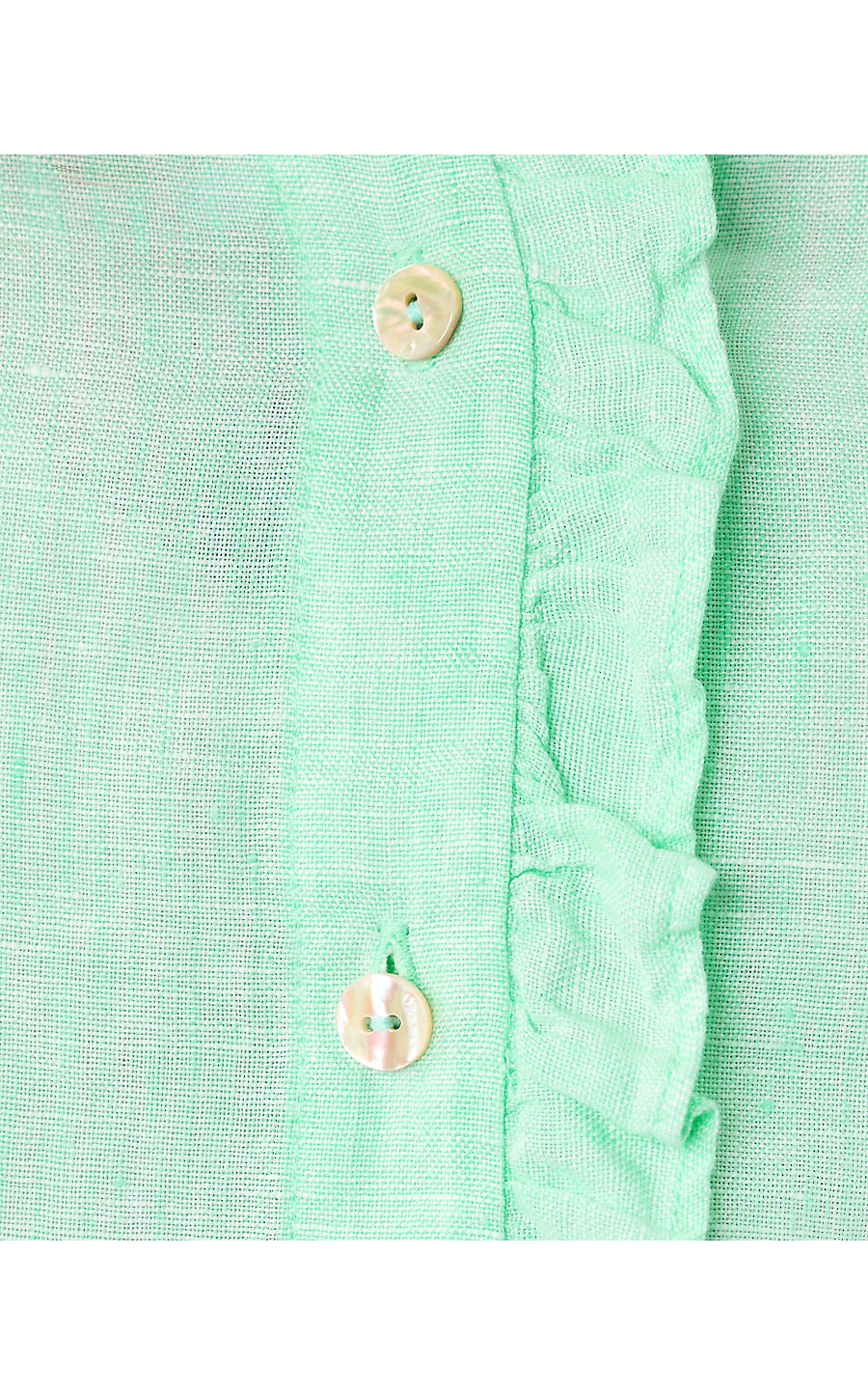 CARDEN RUFFLE TOP, MINT CONDITION X RESORT WHITE