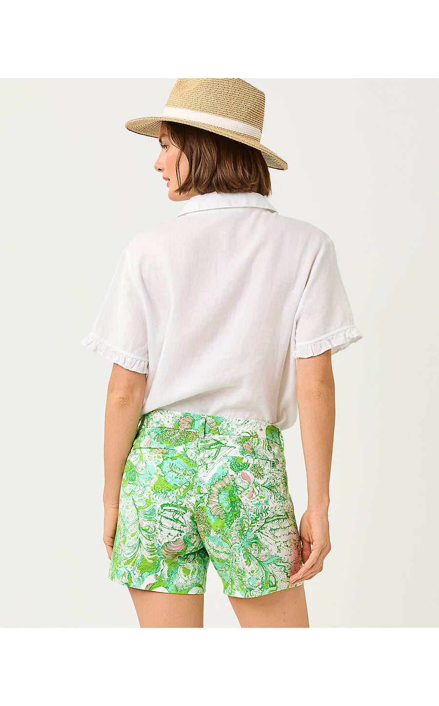 CARDEN RUFFLE TOP, RESORT WHITE