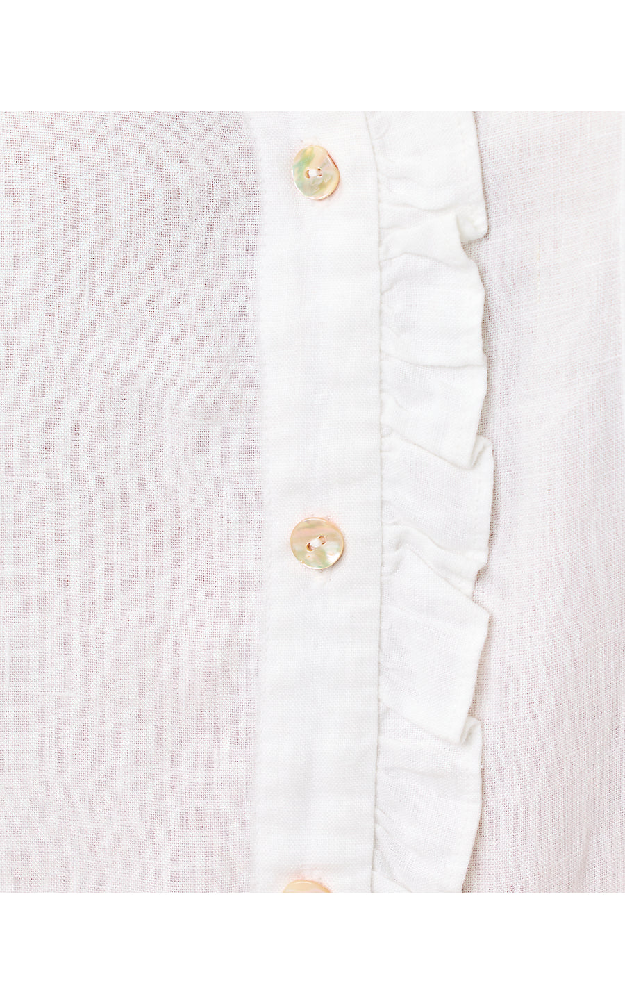 CARDEN RUFFLE TOP, RESORT WHITE