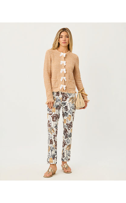 KELSO CARDIGAN, ICED LATTE MARL