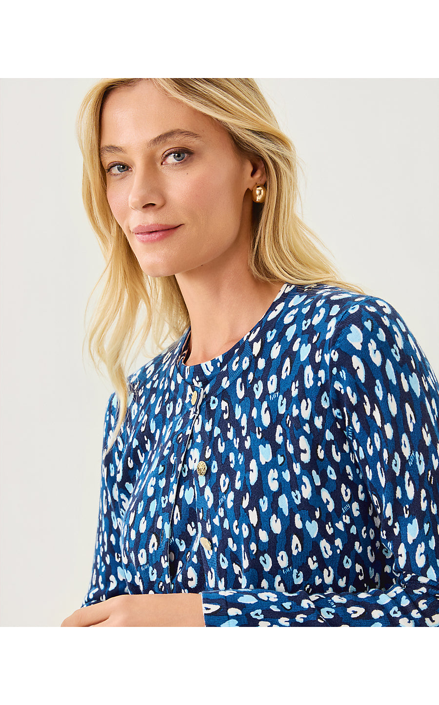 FAIRLEY CARDIGAN, STARLIGHT NAVY YOURE AN ANIMAL
