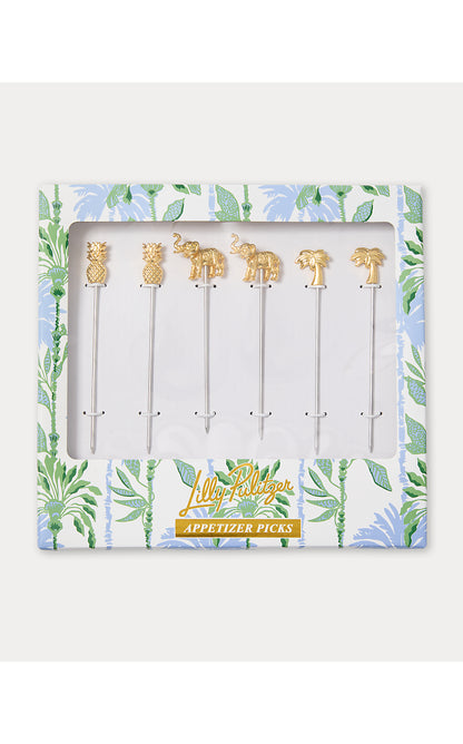 GWP APPETIZER PICKS, GOLD METALLIC