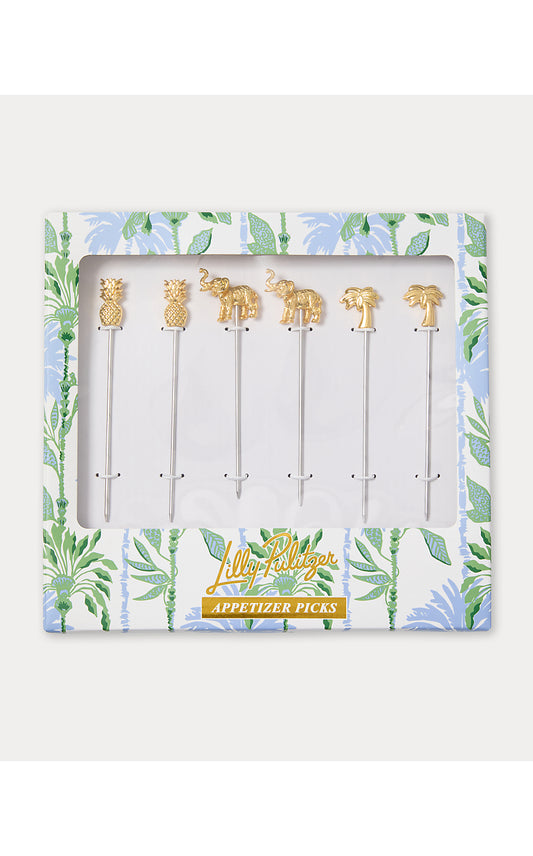 GWP APPETIZER PICKS, GOLD METALLIC