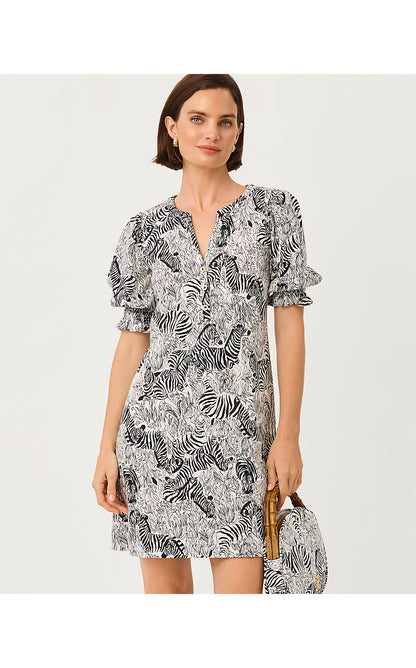 DELSIE DRESS, COCONUT Z