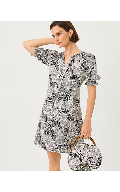 DELSIE DRESS, COCONUT Z