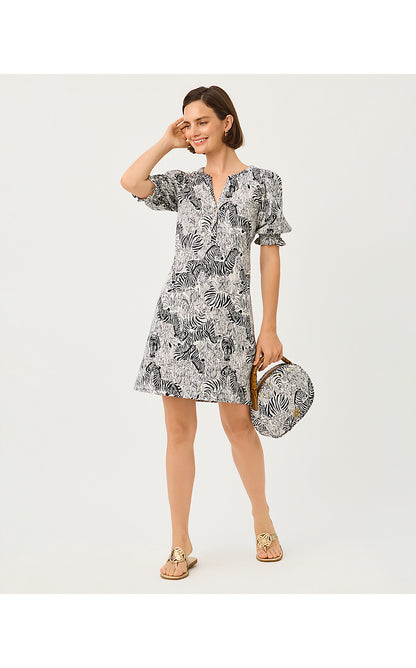 DELSIE DRESS, COCONUT Z