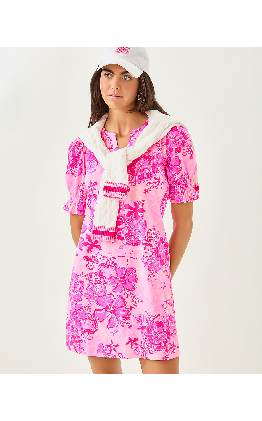 DELSIE DRESS, PARIGI PINK SUPPORTING SQUAD