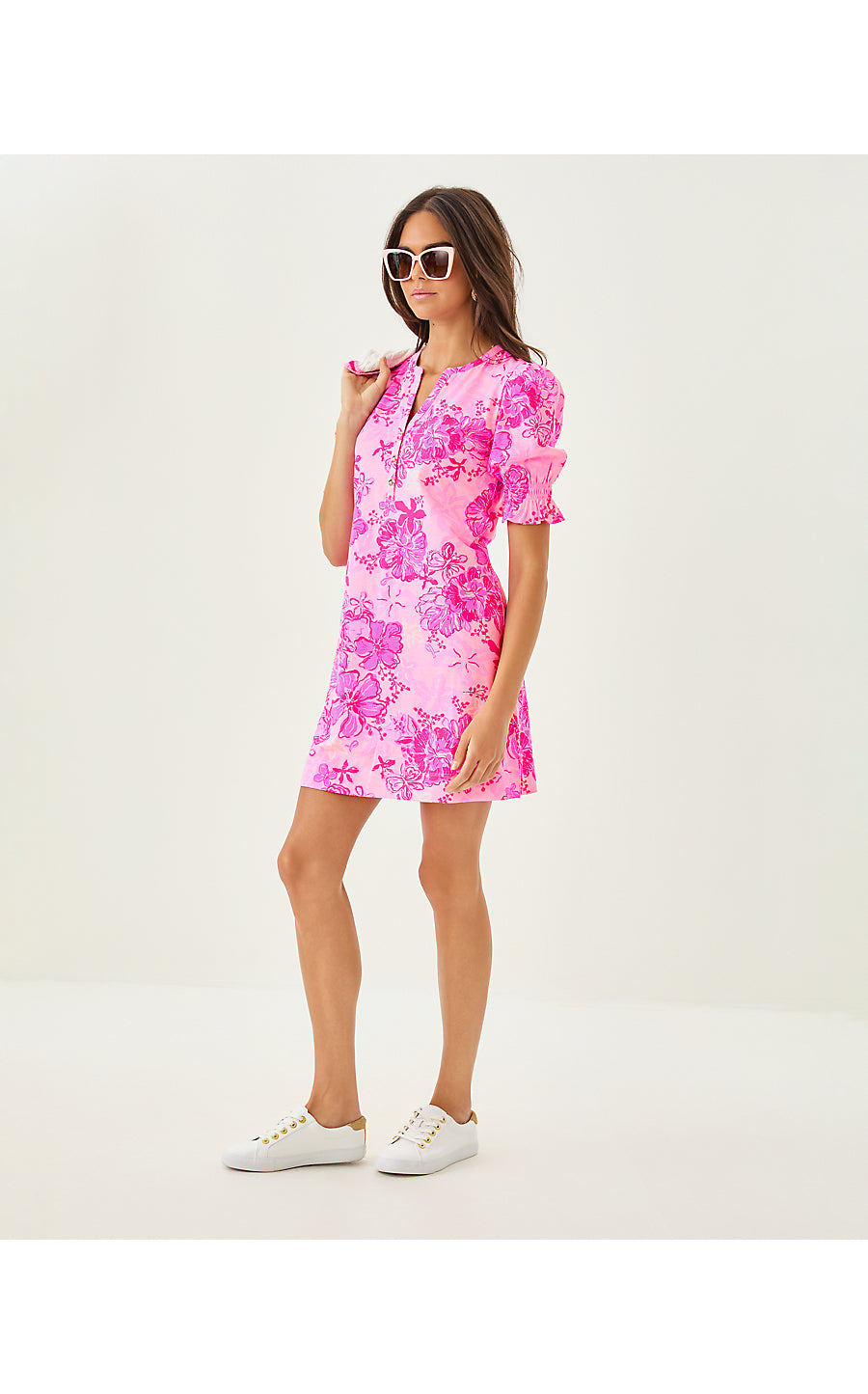 DELSIE DRESS, PARIGI PINK SUPPORTING SQUAD