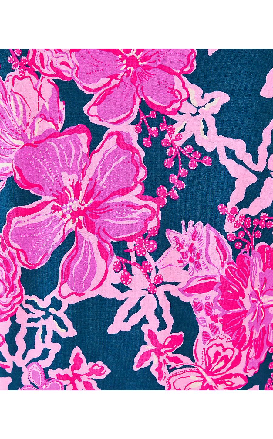 SARALYN DRESS, STARLIGHT NAVY ONCE AND FLORAL