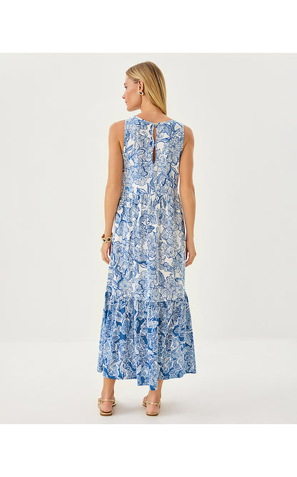 HAYLEIGH MIDI DRESS, STARLIGHT NAVY UNFORGETTABLE