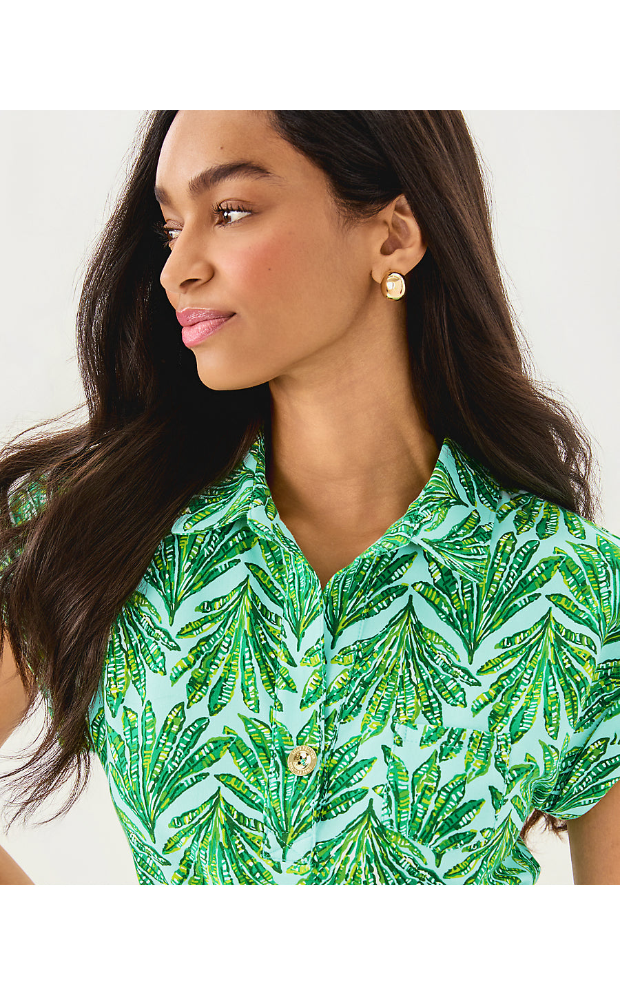 EMERSYN DRESS, KITTS GREEN CROSSGRAIN SHADY BABE
