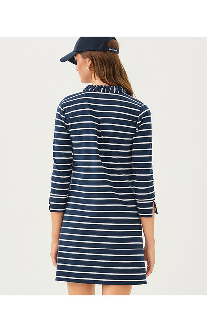 KNIGHTLEY DRESS, LOW TIDE NAVY HERITAGE STRIPE