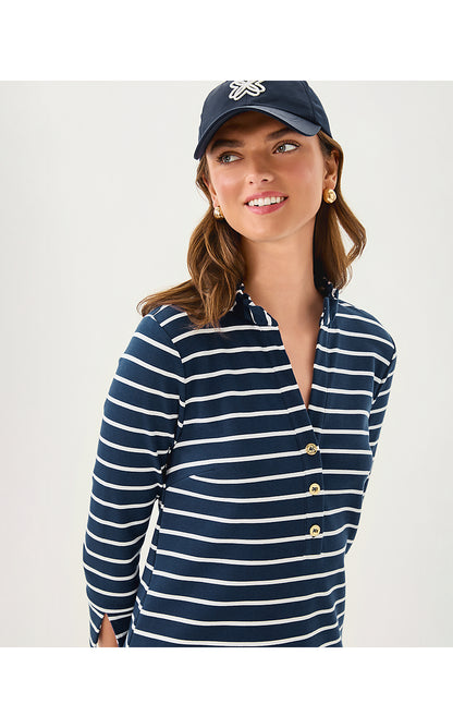 KNIGHTLEY DRESS, LOW TIDE NAVY HERITAGE STRIPE
