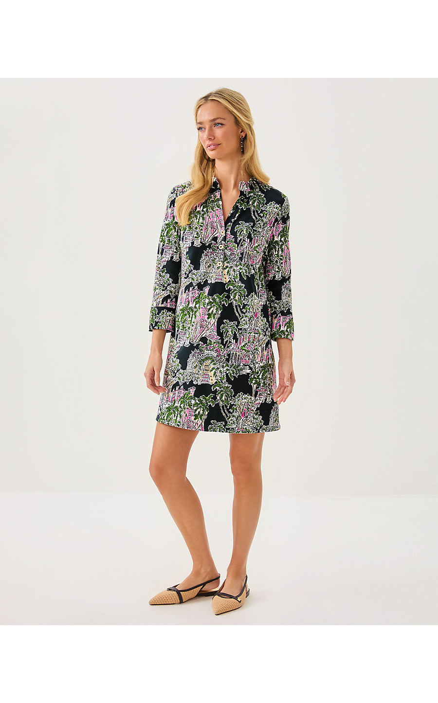 KNIGHTLEY DRESS, ONYX PB ANNIVERSARY TOILE
