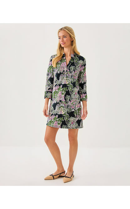 KNIGHTLEY DRESS, ONYX PB ANNIVERSARY TOILE