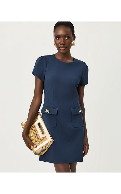 FALLON DRESS, LOW TIDE NAVY