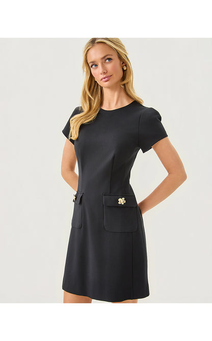 FALLON DRESS, NOIR