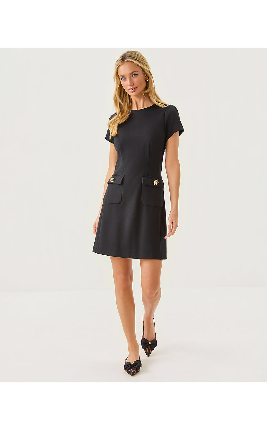 FALLON DRESS, NOIR
