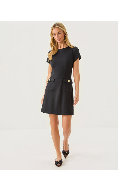 FALLON DRESS, NOIR