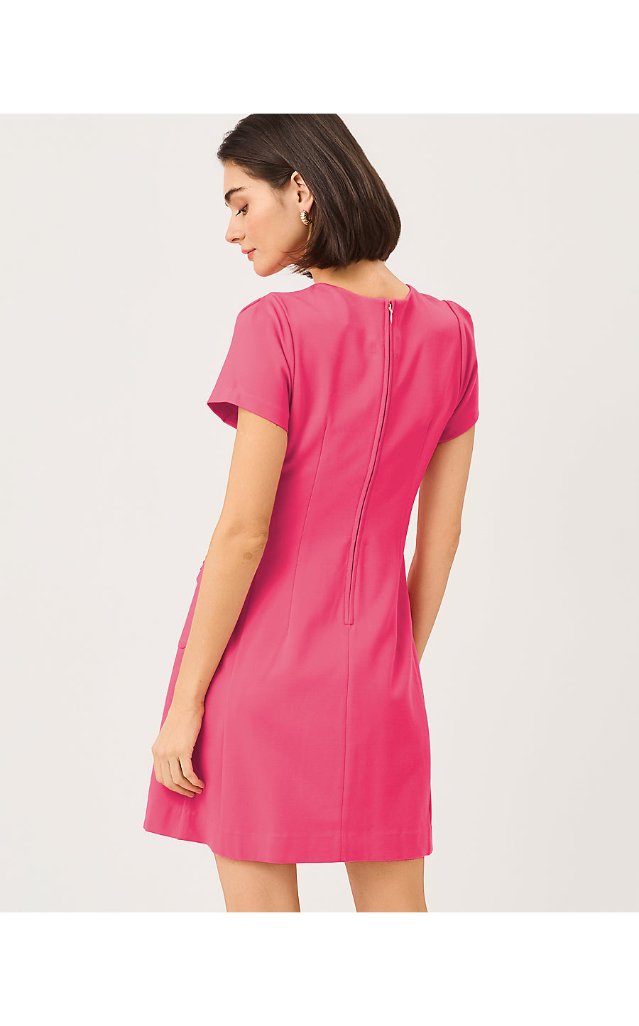 FALLON DRESS, PINK ASTER