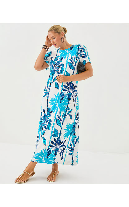 CHARLEE MAXI DRESS, COCONUT OVERSIZED SWAYIN IN THE BREEZE