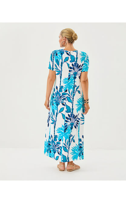CHARLEE MAXI DRESS, COCONUT OVERSIZED SWAYIN IN THE BREEZE