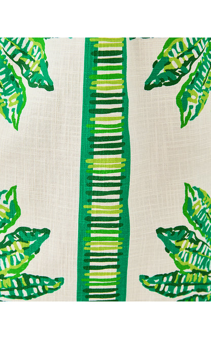 DEVYN STRETCH SHIFT, KITTS GREEN SHADY BABE ENGINEERED WOVEN DRESS