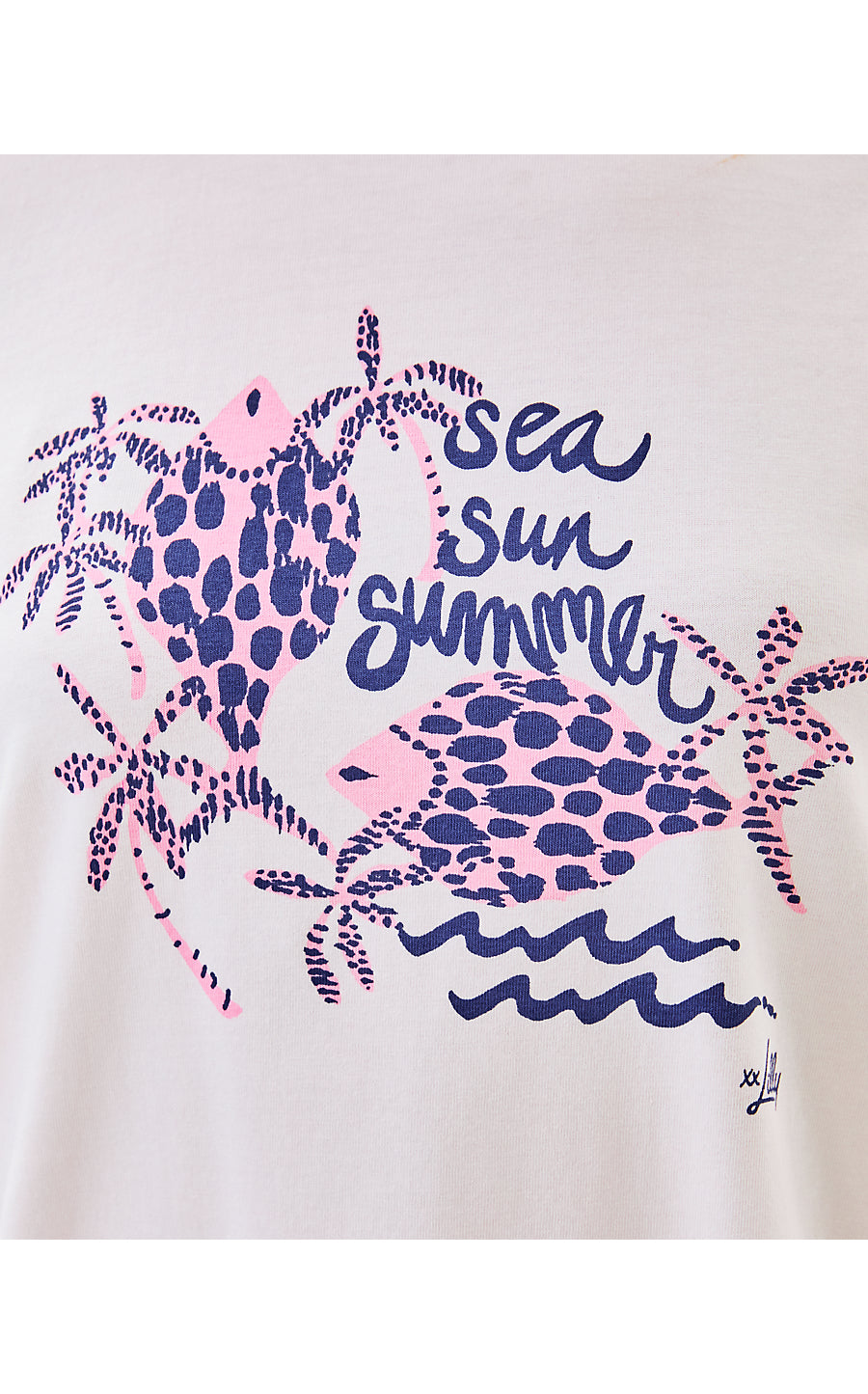BARRETO KNIT TOP, MULTI SUN SEA MOTIFS GRAPHIC
