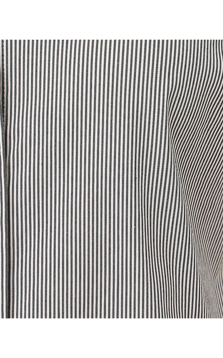 THE RICRAC LILLY SHIRT, NOIR MIRROR SHIRTING STRIPE