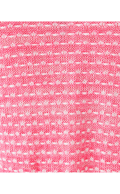 BANEBERRY CARDIGAN, ROUSSEAU PINK METALLIC MARL