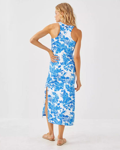 MAXINE MAXI DRESS, AZURE SOLEIL