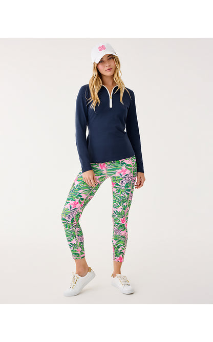 FRIDA HALF ZIP LONG SLEEVE, LOW TIDE NAVY