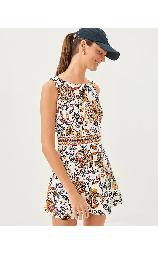 FRESH SQUEEZE ACTIVE DRESS, COCONUT TAKE MEOWT ENGINEERED LUXLETIC DRESS