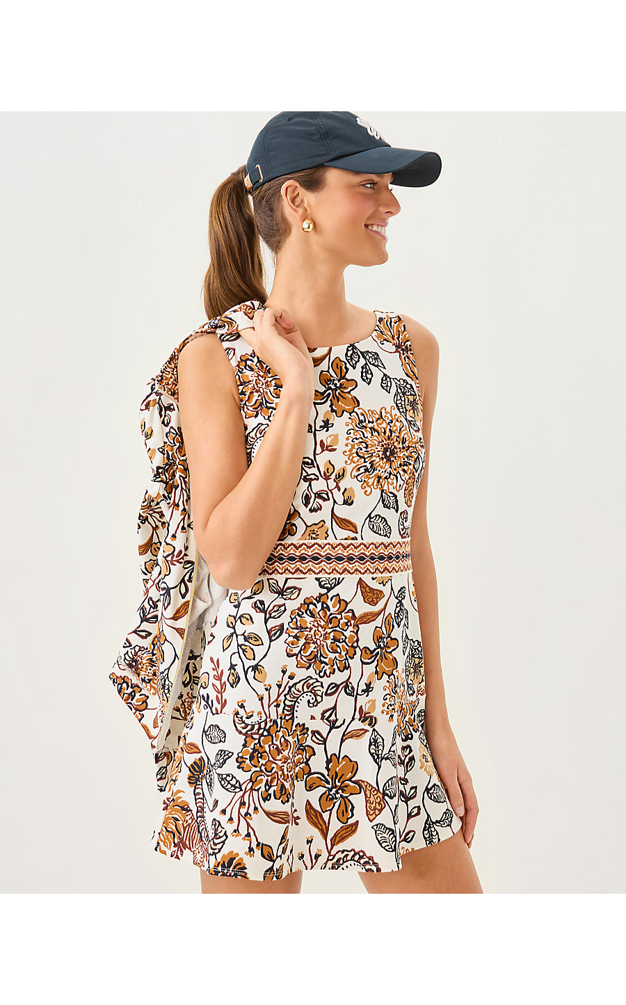 FRESH SQUEEZE ACTIVE DRESS, COCONUT TAKE MEOWT ENGINEERED LUXLETIC DRESS